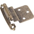 Hardware Resources 3/8" Inset Self-closing Burnished Brass H5922BB
